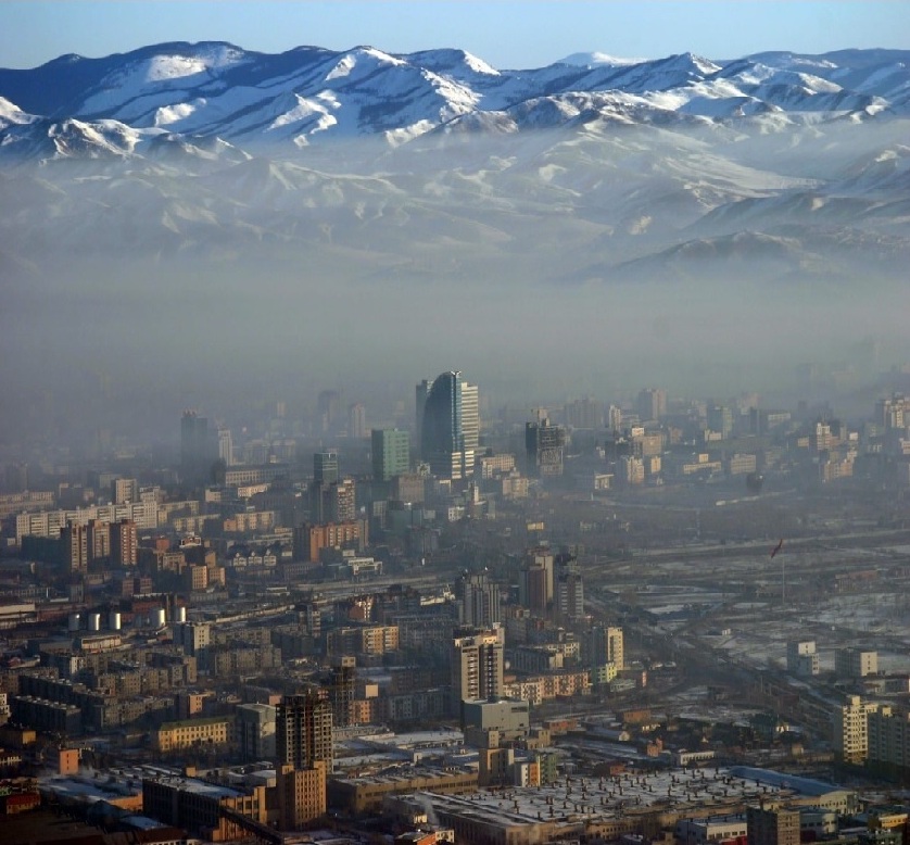pollution episode over Ulaanbaatr