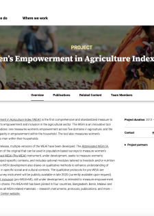 Screenshot of website 